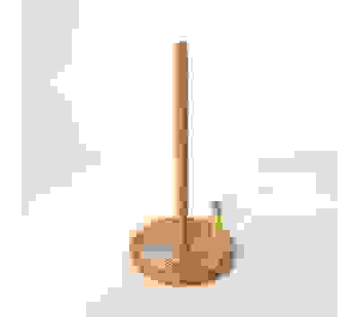 Держатель для бумажных полотенец бамбук Д160*330мм №1