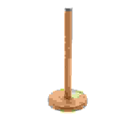 Держатель для бумажных полотенец бамбук Д14*33см №4