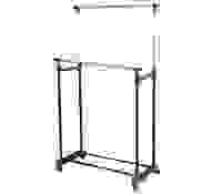 Вешалка напольная для одежды В96-176 Ш85 Г43 см на колесиках макс вес 20кг