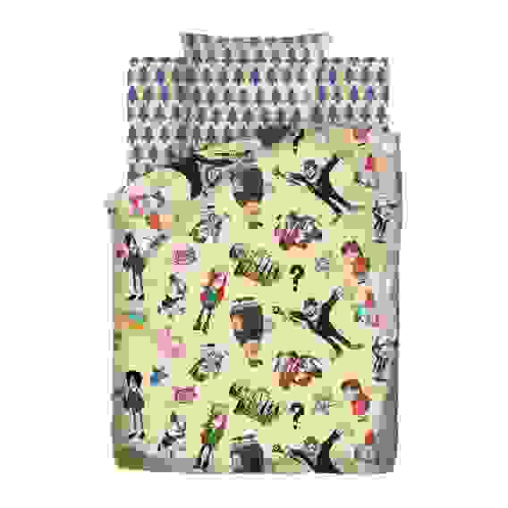 Комплект постельного белья 1,5 хлопок \"Гравити Фолз\" (70*70) рис. 8904+8905 вид 1 Гравити Фолз
