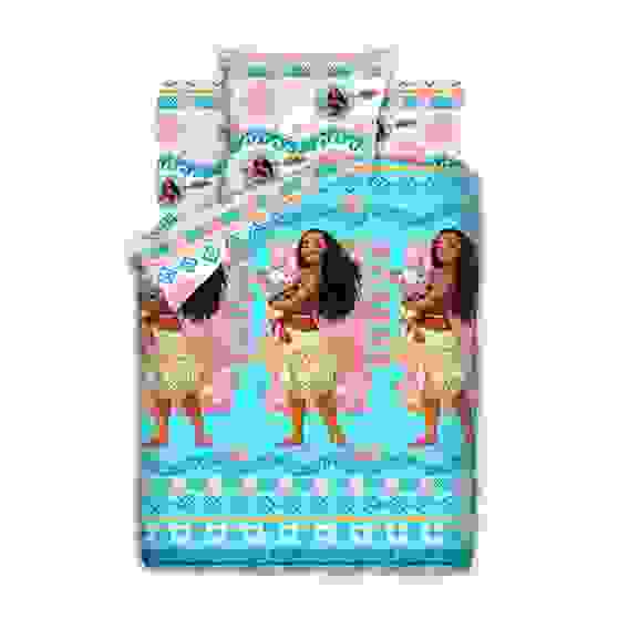 Комплект постельного белья 1,5 хлопок &quot;Моана&quot; (70*70) рис. 8900+8901 вид 1 Моана и Пуа