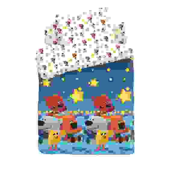 Комплект постельного белья детск. поплин &quot;Ми-ми-мишки&quot; (40х60) рис. 16155-1/16152-1 Ночное небо