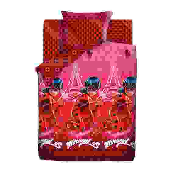 Комплект постельного белья 1.5 хлопок LadyBug (70х70) рис. 16024-1/16023-1 Леди Баг