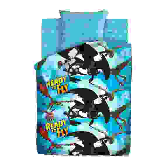 Комплект постельного белья 1.5 хлопок \"Как приручить дракона\" (70х70) рис. 16131-1/16132-1 Беззубик