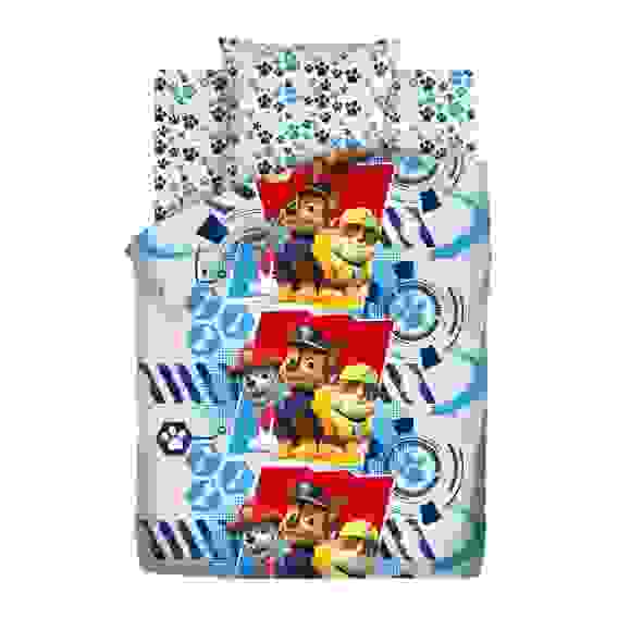 Комплект постельного белья 1.5 хлопок Щенячий патруль (50х70) рис. 8952-1/8786-3 Щенки наготове