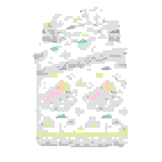 Акция! Комплект пост белья детск. поплин &quot;Forever Friends&quot; (40х60) рис. 16101-1/16102-1 Облачный сон