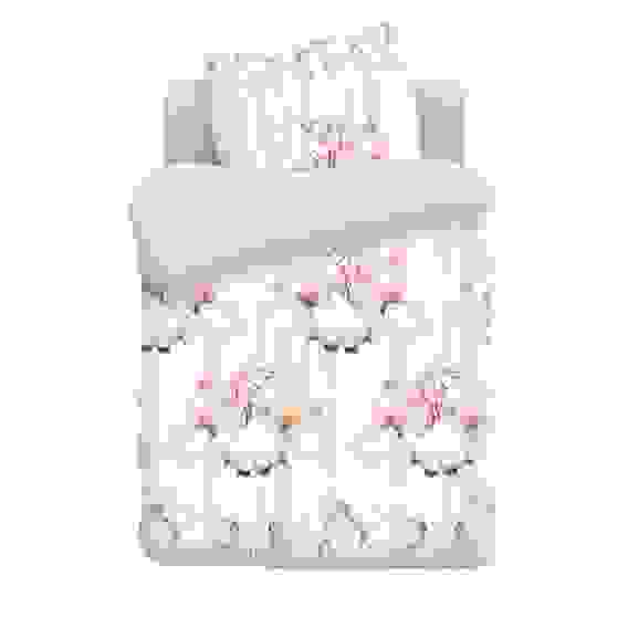 Комплект постельного белья детск. поплин \"Непоседа\" (40х60) рис. 9003-1/розовый Единорожки