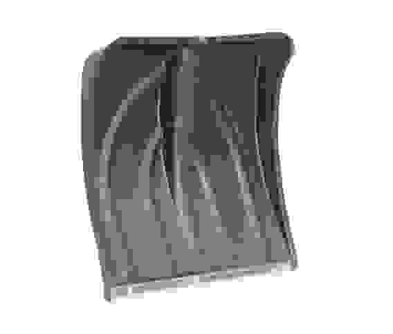 Лопата снеговая 460х400мм, №6, пластик., с алюм.планкой б/ч