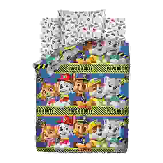 Комплект постельного белья 1.5 хлопок Щенячий патруль (70х70) рис. 16121-1/16122-1 Щенки на страже