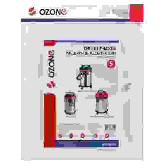 Мешки для пылесоса OZONE 5шт синтетич, не боятся мокрой пыли MXT-303/5