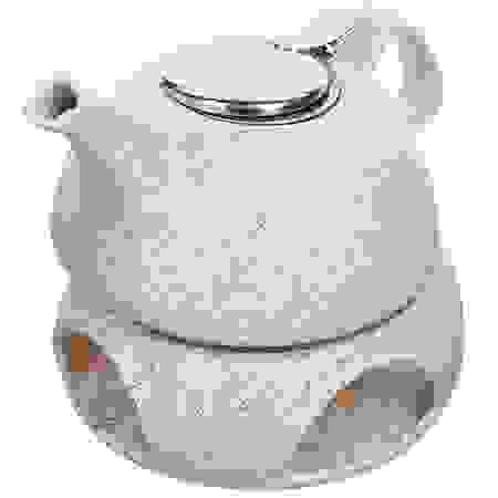 Завар/чайник БЕЖЕВЫЙ 950мл подст/подогрев LR 28686-3