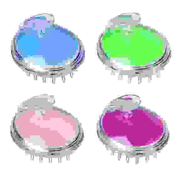 Массажер универсальный, пластик, TPE, 7х8см, 3-6 цветов