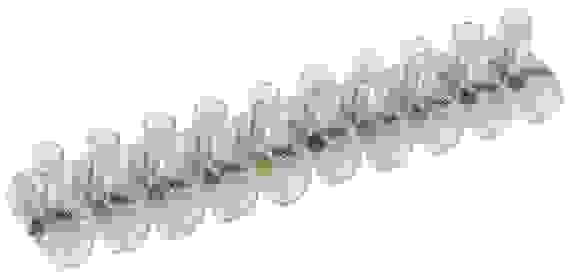 Зажим винтовой концевой изолированный КЗВИ 6.0мм2 10x1