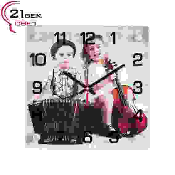 Часы настенные "Дети и музыка" "21 Век"