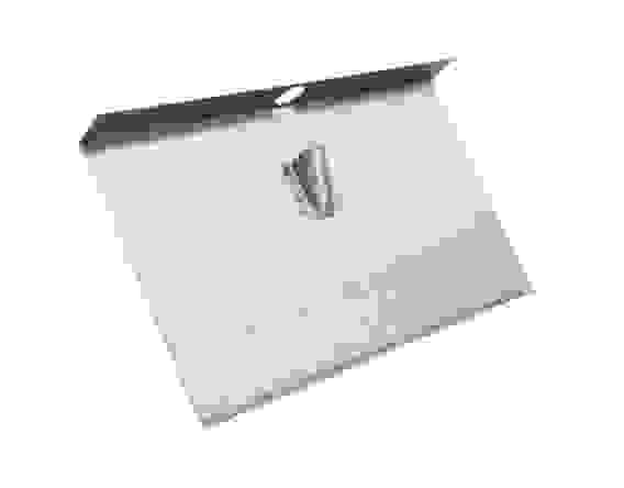 Лопата снеговая 500х375мм, 1-бортная, алюм. S=1.5ммм с планкой б/ч