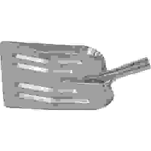 Лопата снеговая 380х370мм, без черенка, стальная оцинкованная // СИБРТЕХ