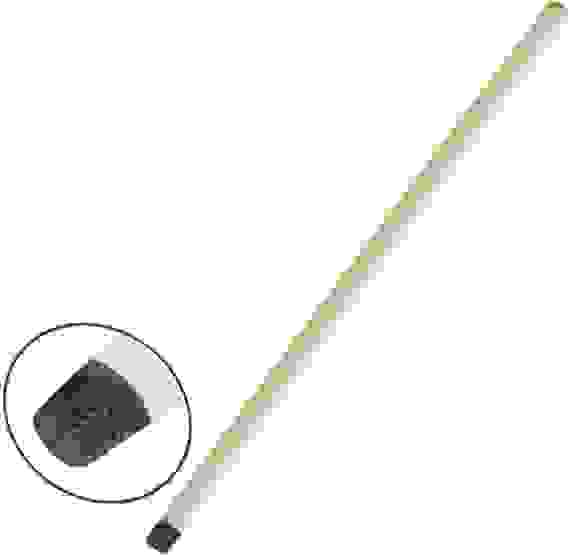 Черенок для метлы D22 1.2м с резьбой