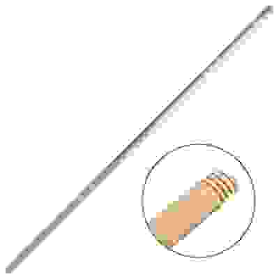 Черенок для метлы D22 1.2м с резьбой