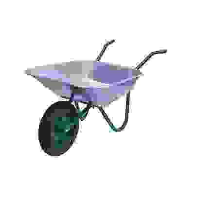 Тачка садовая одноколесная 457Р Belamos 80 кг 85л