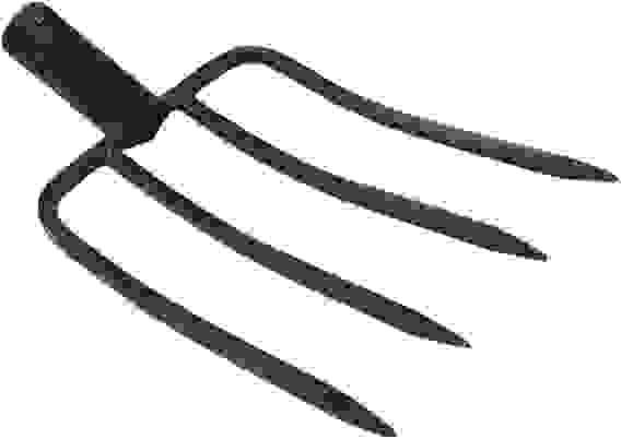 Вилы 4-х-рогие садово - огородные сварные из квадрата