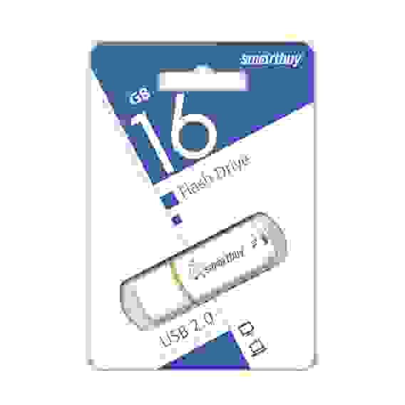 USB накопитель Smartbuy 16GB Crown White (гарантия 2 недели)