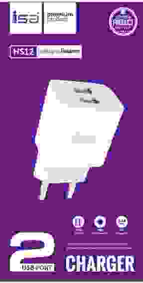 СЗУ 2 USB HS12 2.4А (гарантия 2 недели)