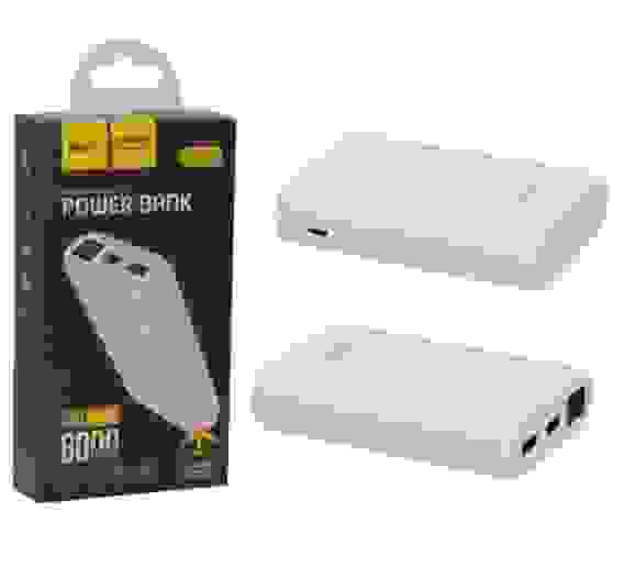 Внешний аккумулятор 8000 mah B35B Rege HOCO белый (гарантия 2 недели)