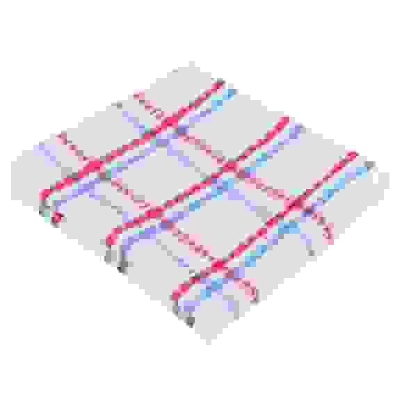 Салфетка вафельная, 100% хлопок, плотность 200гр, 30х30см, клетка