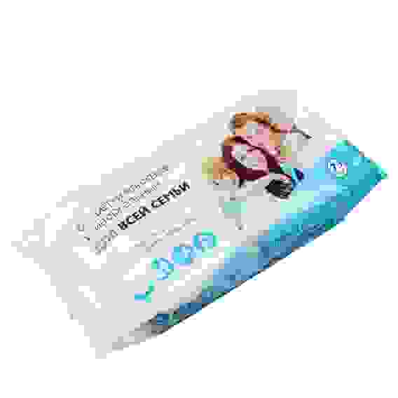 Салфетки влажные для всей семьи 70шт СМАРТ Эконом, арт.30024/30789