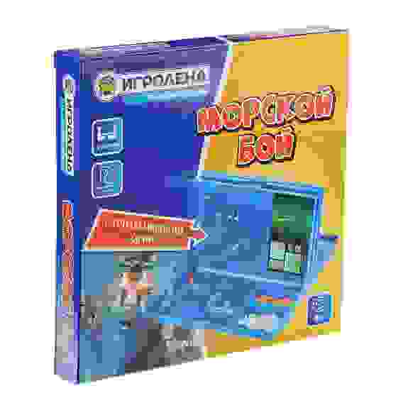 Игра настольная \"Морской бой\", пластик, 26,5х26,5х3,5см ИГРОЛЕНД