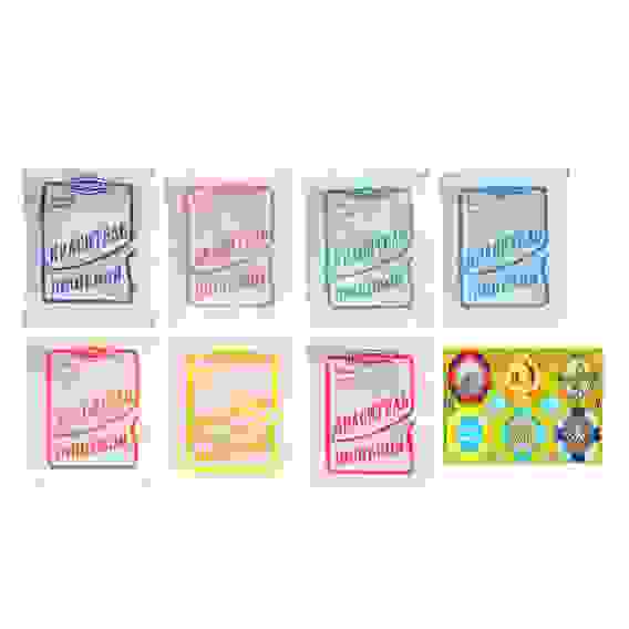 Пасхальный набор 7+ 7 цветов по 3г каждый, краситель пищевой, 6 пасхальных наклеек для яиц