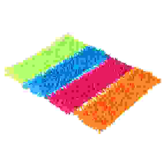 Насадка эконом для швабры из микрофиб., без подкладки, 12х40см, &quot;Лапша&quot;, 4 цвета, вес 50 г. VETTA