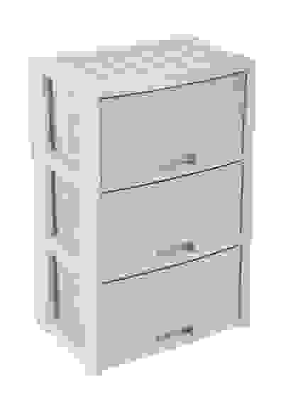 Комод &quot;Колорит&quot; 3-х секцион. (бежевый) (475х300х710мм)