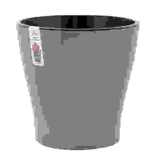 Горшок цв. &quot;Лея&quot; 5л двойной (с автополивом)(серый) (уп.8)