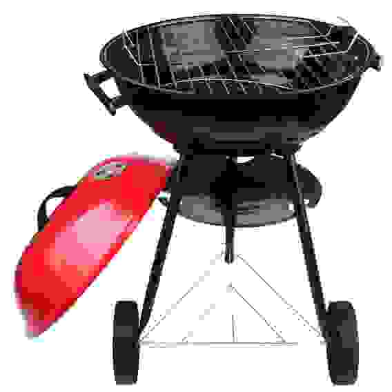 Акция!Жаровня круглая с крышкой на колёсиках, Ø 44cm, ROYALGRILL™