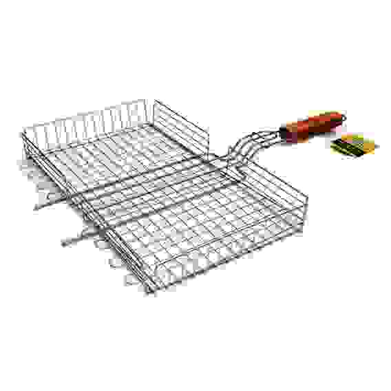 Решетка-гриль глубокая 45х25 см, BBQ time