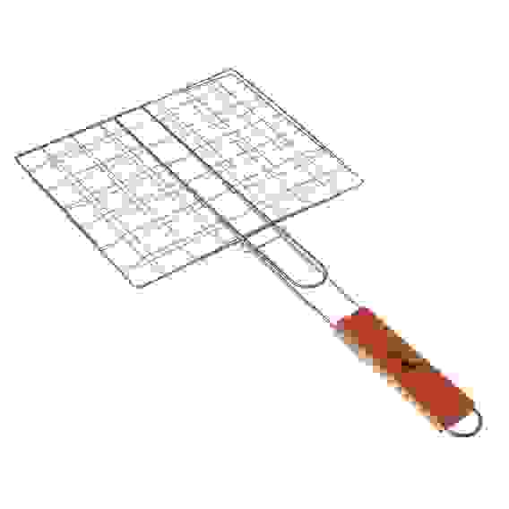 Решетка-гриль хром., 21х25х2см, эконом GRILLBOOM