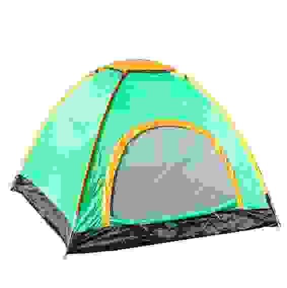 Палатка 4-мест, Стандарт, 190х190х130см, нейлон 170T, дно оксфорд 150D ЧИНГИСХАН