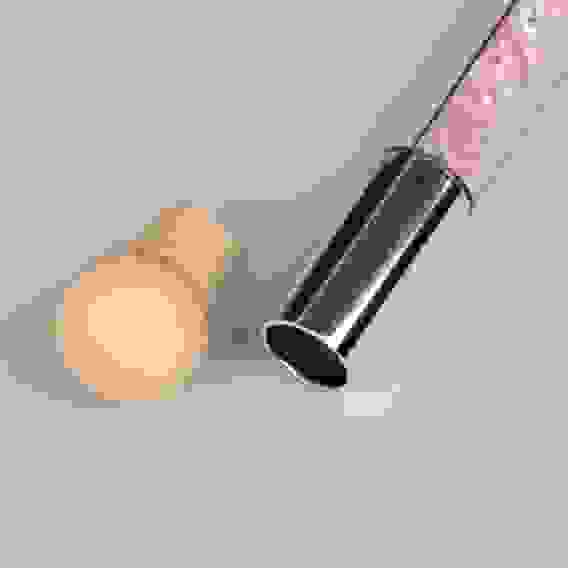 Двусторонняя ручка для аэропуффинга и стемпинга, 14,5 см, цвет МИКС