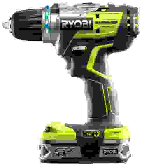 Дрель-шуруповерт акк. RYOBI R18DDBL-0 18В