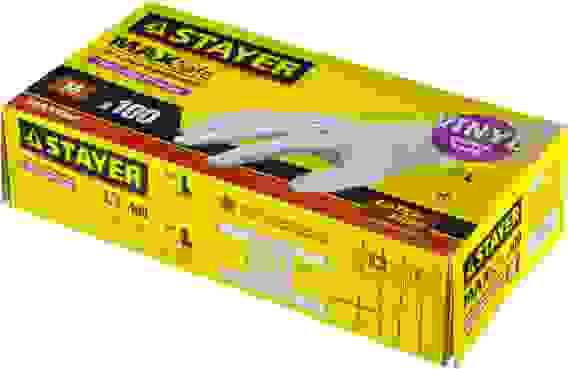 Перчатки STAYER &quot;MASTER&quot; латексные экстратонкие, размер M, упаковка 100шт