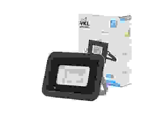 Прожектор LED с датчиком движ.30W VLF1-D-30-6500-B 6500К 2700Лм 220V IP65 угол-120гр черный VKL el