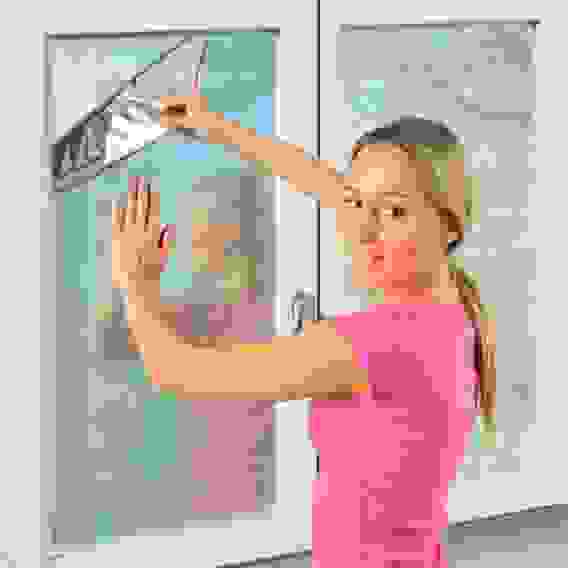 Пленка солнцезащ. штора 1,0*1,2м фольга