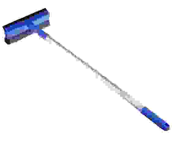 Окномойка с телескопической ручкой 110см, синяя, арт.KFC004 VETTA