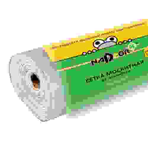 Сетка москитная в рулоне 1,0*30 м с картонной втулкой, белая Nadzor