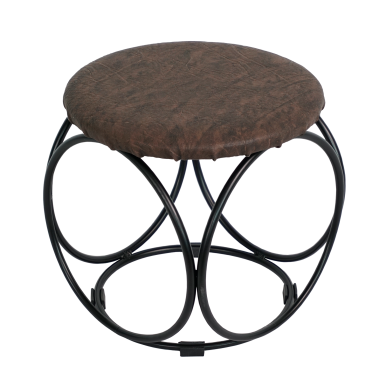 Банкетка круглая Черный