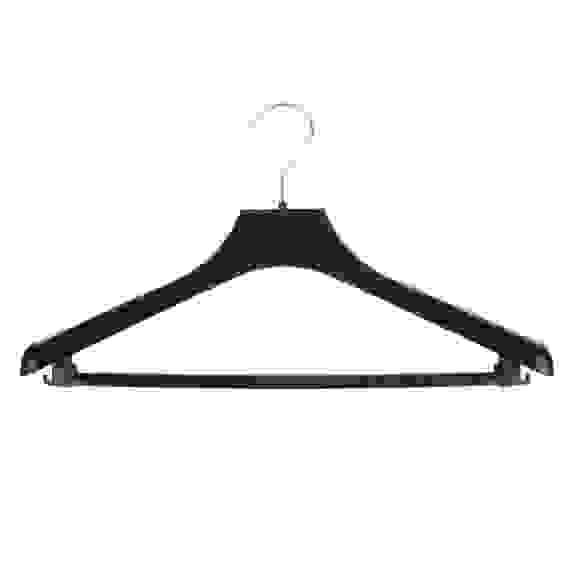 Вешалка с перекладиной с металлическим крючком, 42 см, пластик, С013