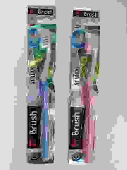 Зубная щетка 1b.ru Scales Non-slip с перекрещ. щетиной 6011