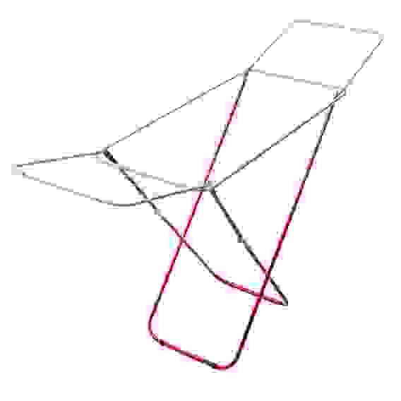 Сушилка для белья напольная, окраш.сталь, 18м VETTA