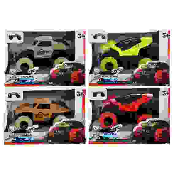 Машинка инерционная, 1:36, пластик, металл, 11х8х5,5см, 4 дизайна